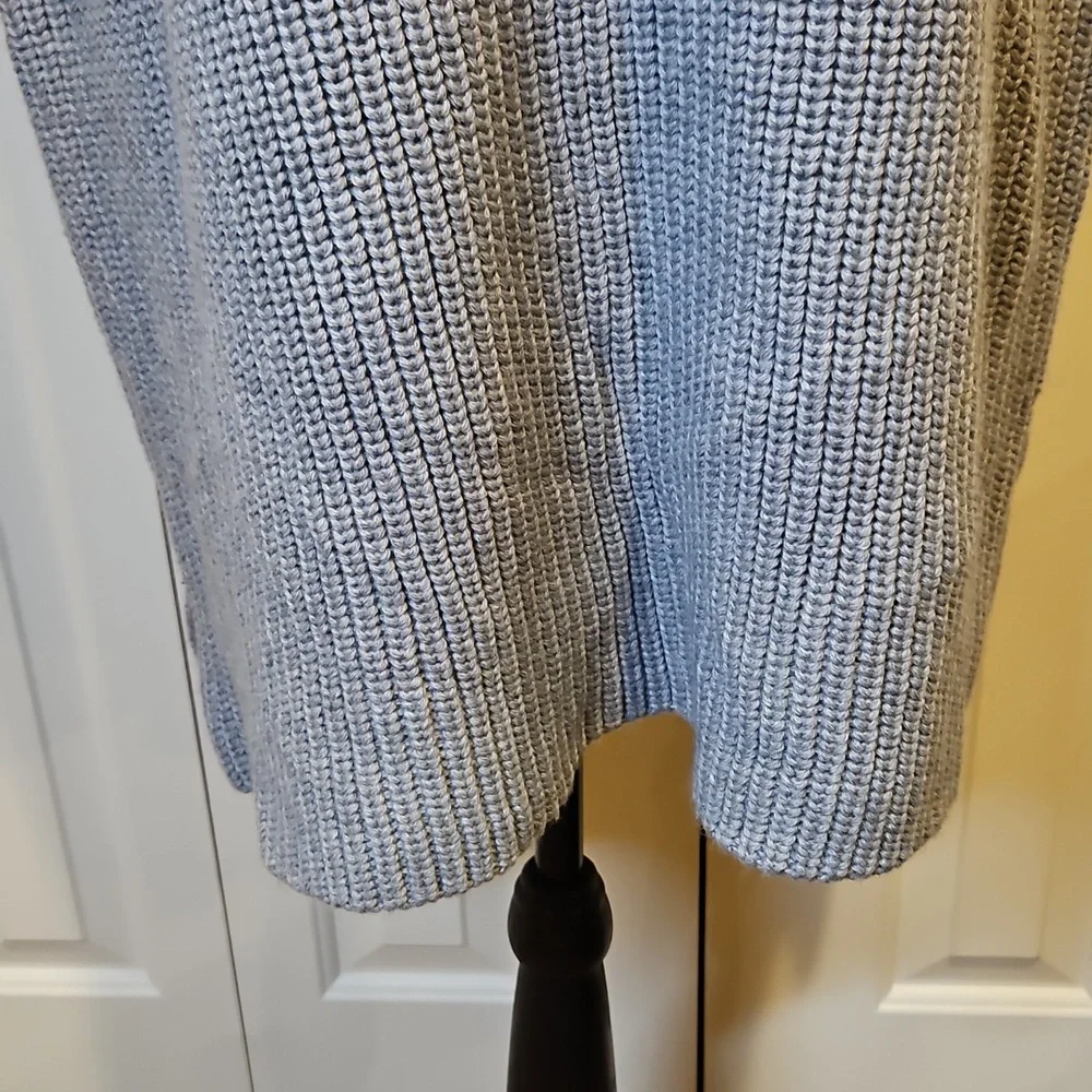 Martha Stewart Gray Sleeveless Knit Tunic Large Like New - Picture 4 of 10